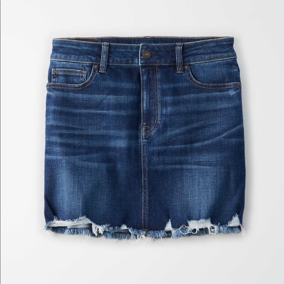 AE Ne(x)t Level High-Waisted Denim Mini Skirt - Picture 4 of 6